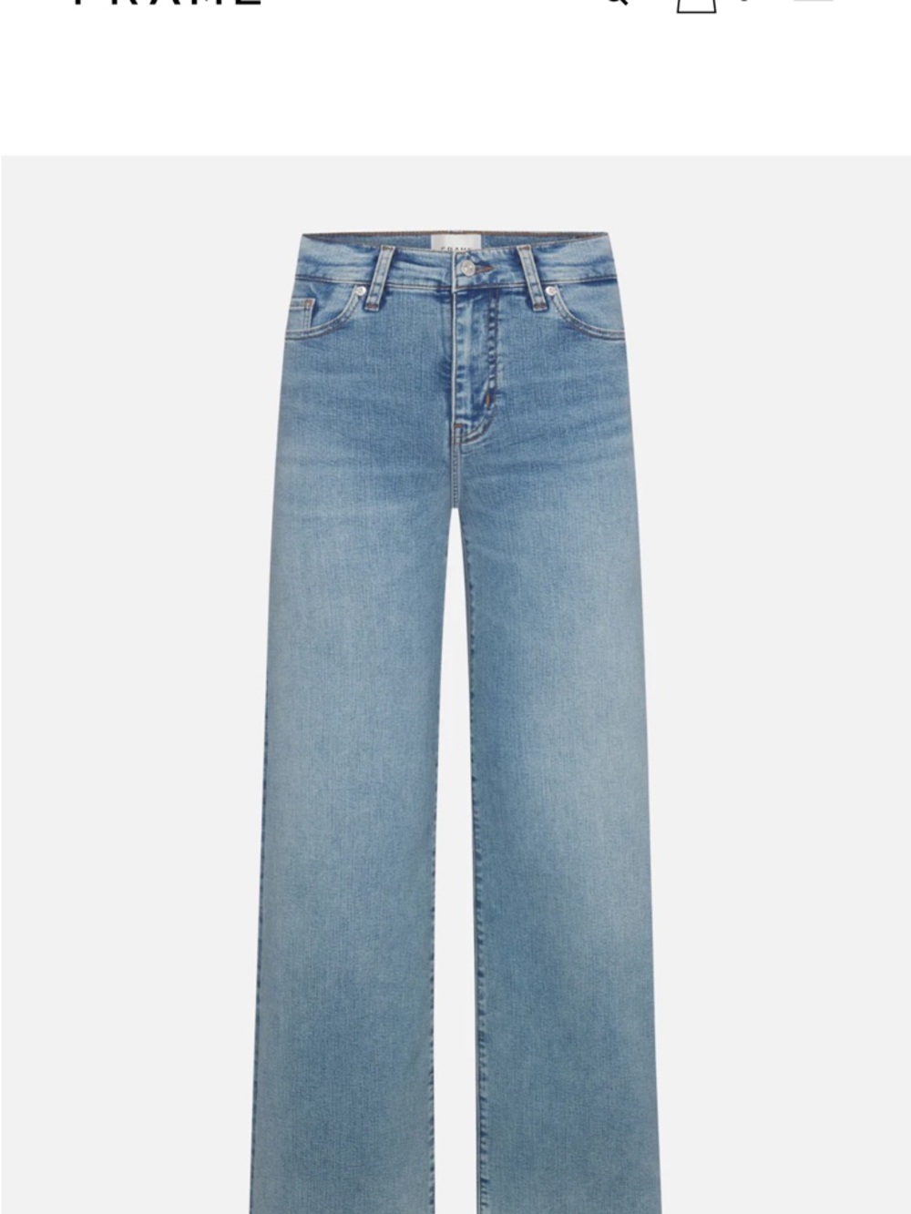 FRAME Denim Le Slim Palazzo in Ripple size 29